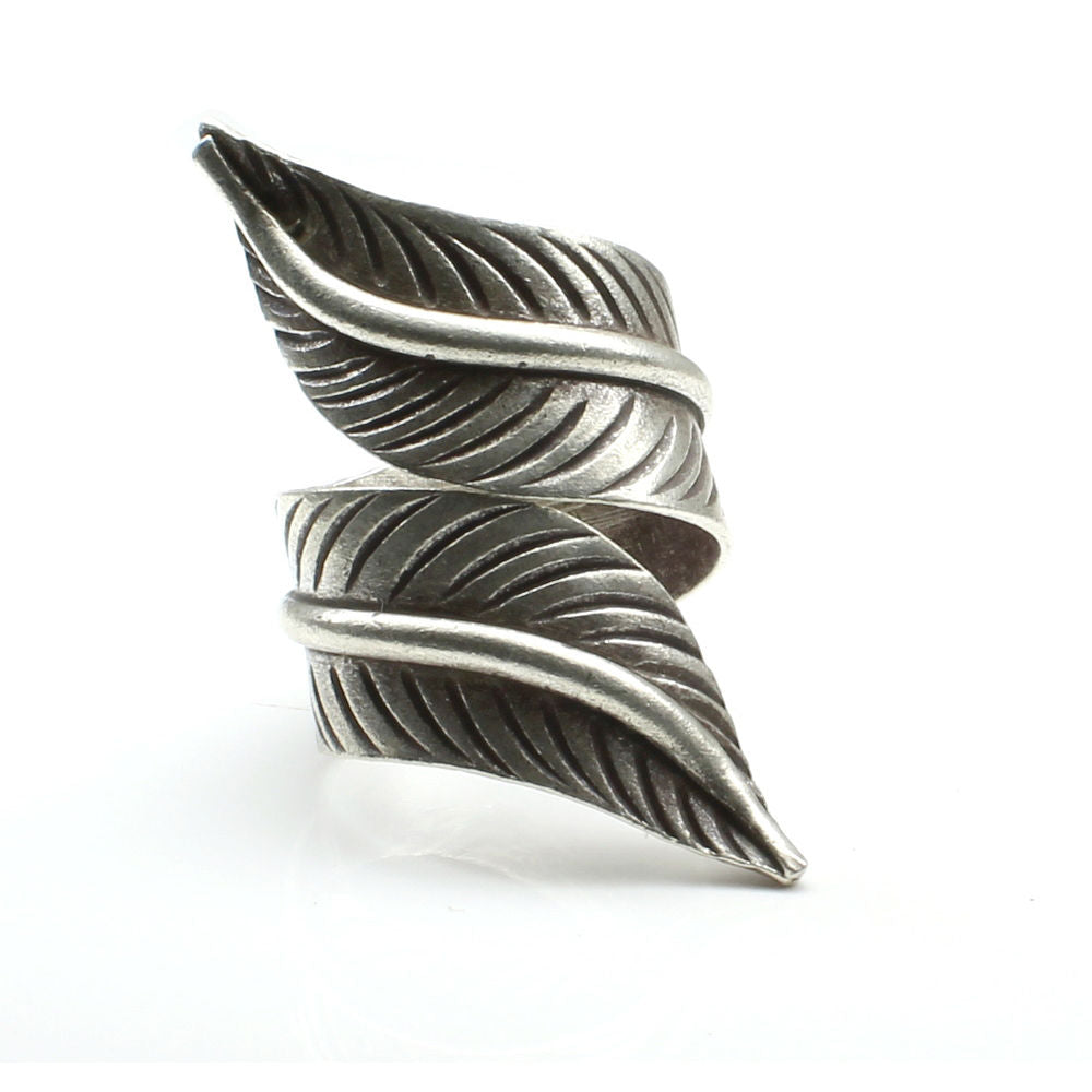 Pure 925 Sterling Silver Leaf Style ladies Ring