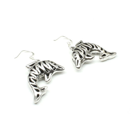 Silver Tiny Hook Earrings