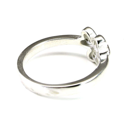 925 Sterling Silver Ring Platinum Finish