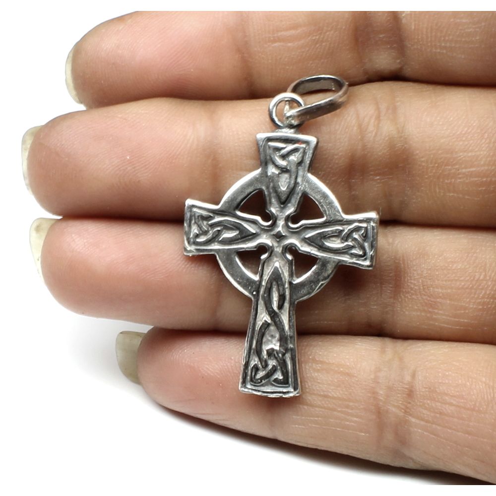 925 Sterling Silver religious God Pendant