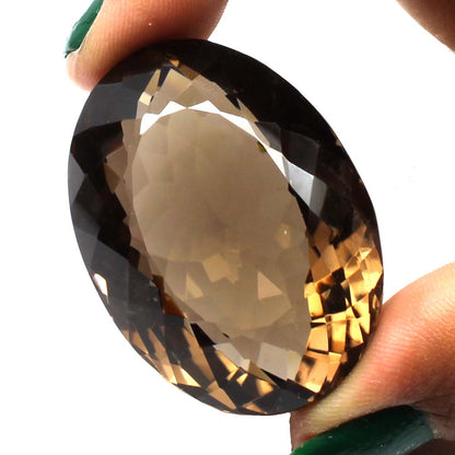 Huge collectible Natural Smoky Quartz Crystal Oval