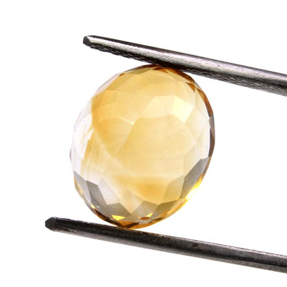 6.7Ct Natural Yellow Citrine (Sunella) Oval Cut Gemstone