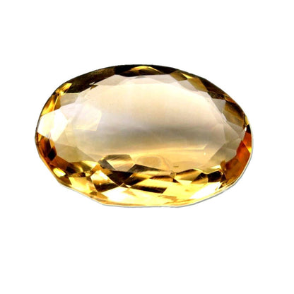 4.5Ct Natural Yellow Citrine (Sunella) Oval Cut Gemstone