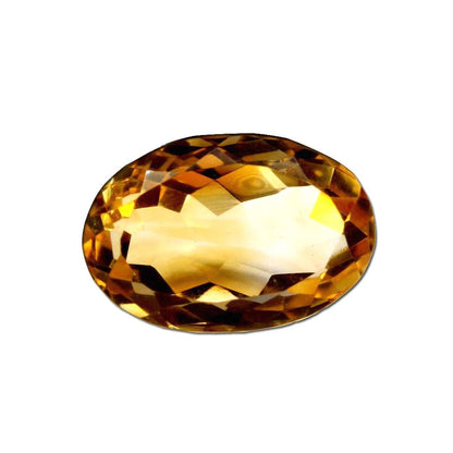 4.3Ct Natural Yellow Citrine (Sunella) Oval Cut Gemstone