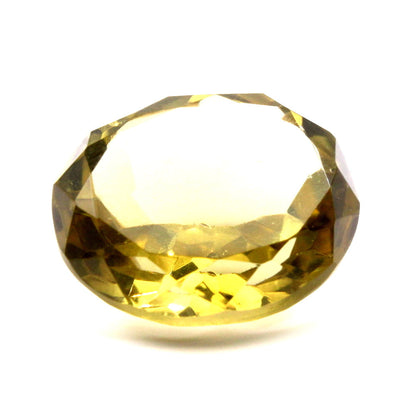 8Ct Natural Yellow Citrine (Sunella) Oval Cut Gemstone