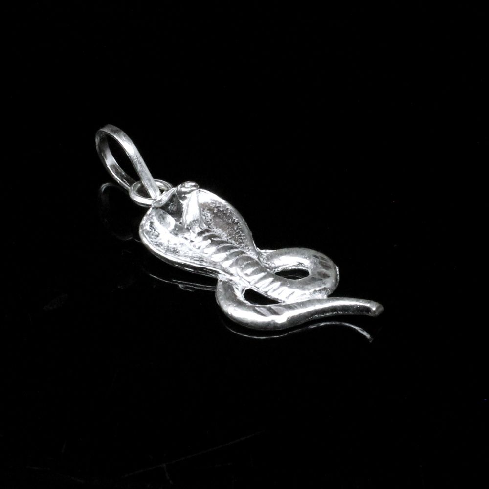 Silver Snake Pendant Unisex