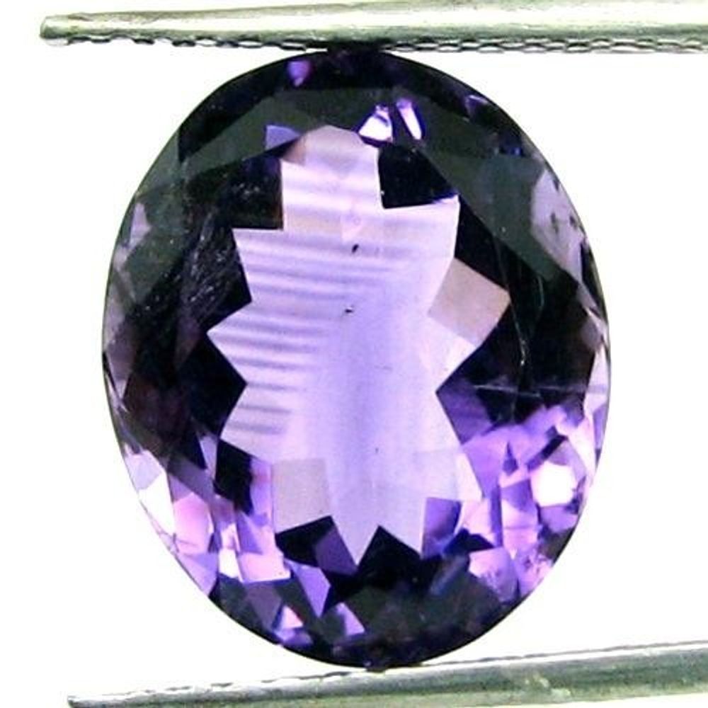 Certified 8.63Ct Natural Amethyst (Katella) Oval Cut Fine Gemstone