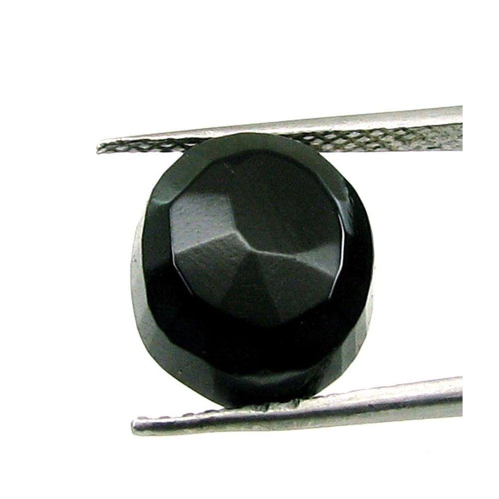 6.20Ct Natural Black Onyx Oval Cut Gemstone