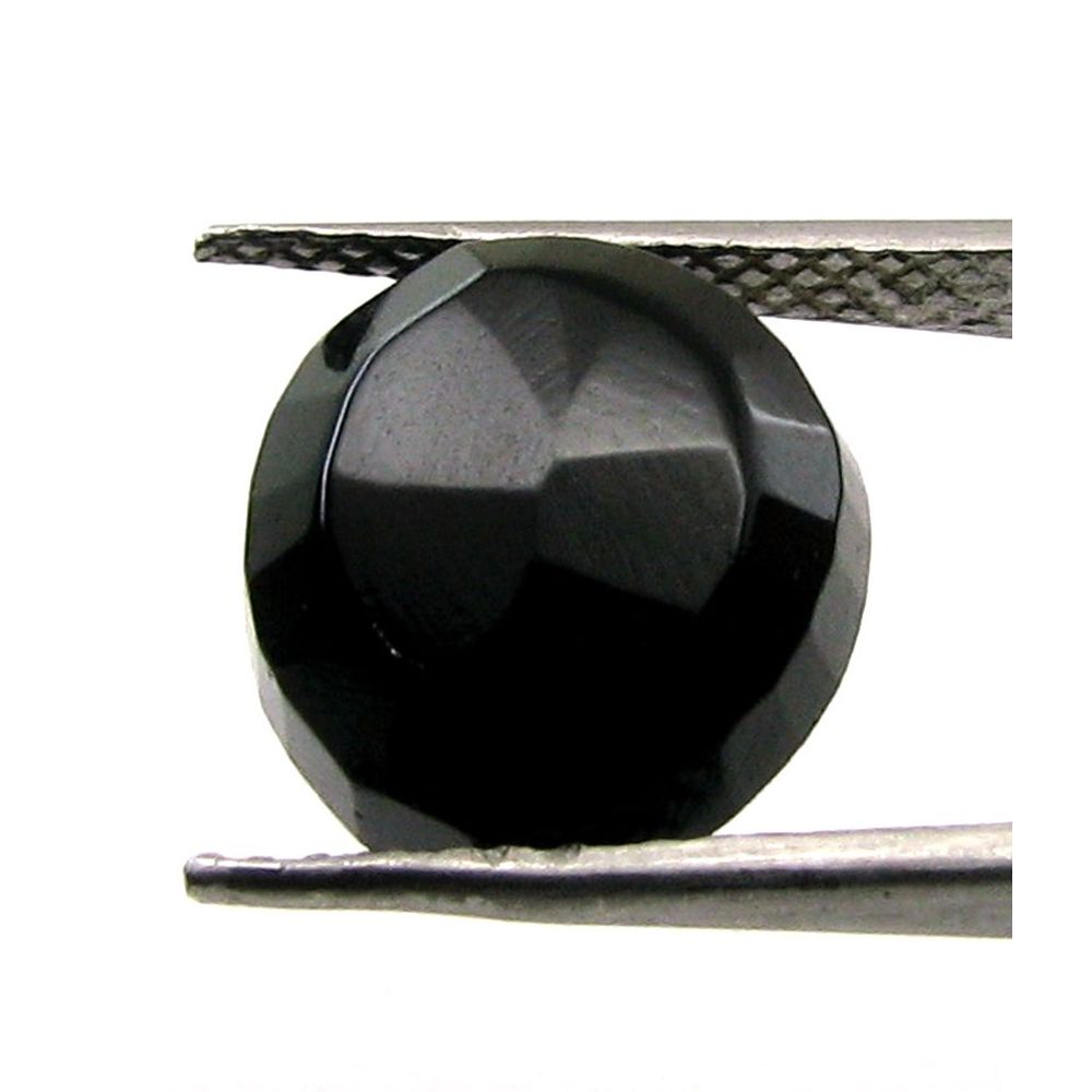 6.55Ct Natural Black Onyx Oval Cut Gemstone