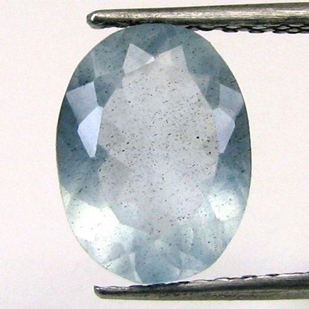 2.1Ct-Natural-Aquamarine-(Barooz)-Oval-Faceted-Gemstone