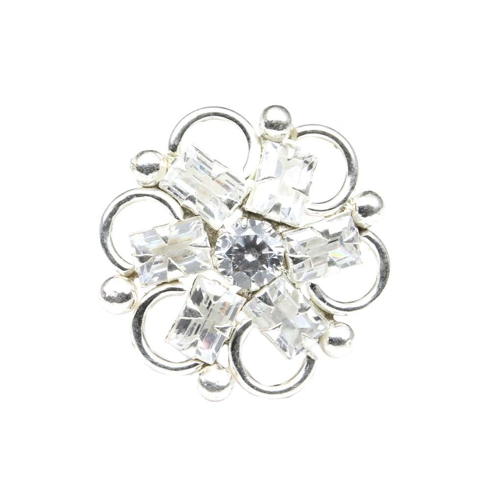 ethnic-indian-925-sterling-silver-white-cz-indian-nose-ring-push-pin-10501