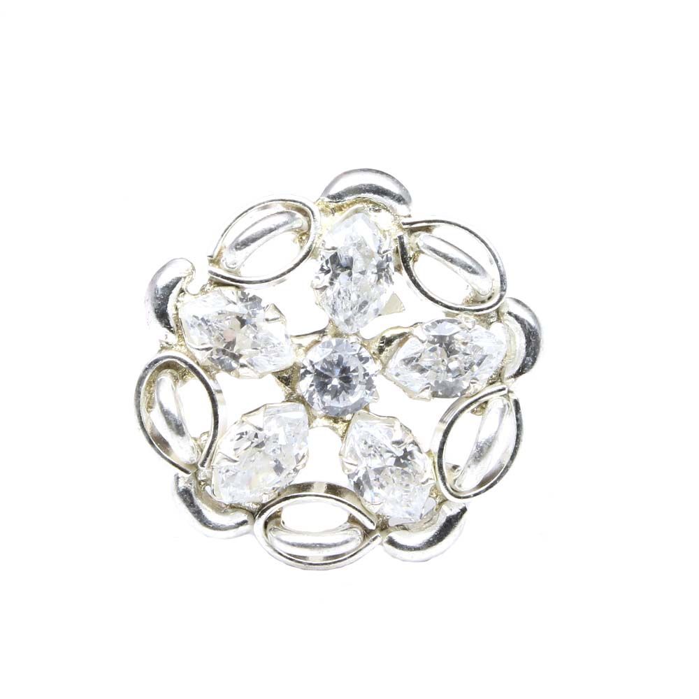 flower-indian-925-sterling-silver-white-cz-studded-nose-ring-push-pin