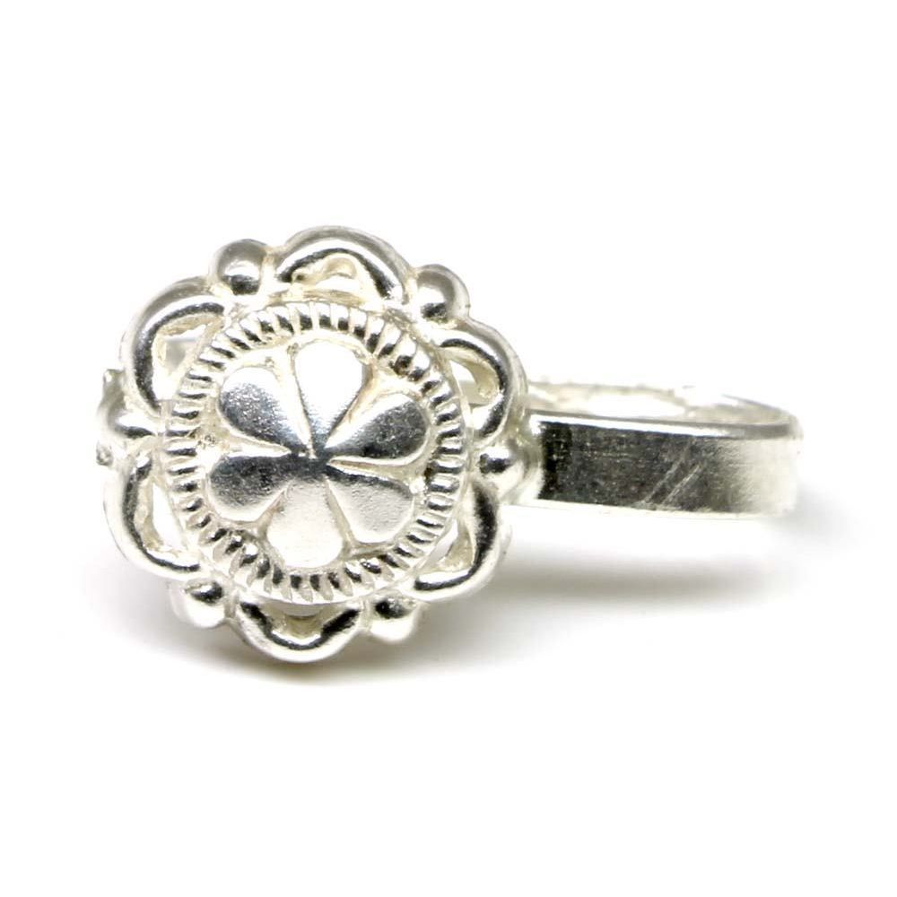 925 Sterling Silver Floral Nose ring 