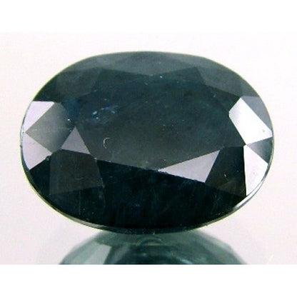 Top Lustrous 7.2Ct Precious Natural Bangkok Blue Sapphire Oval Faceted Gemstone