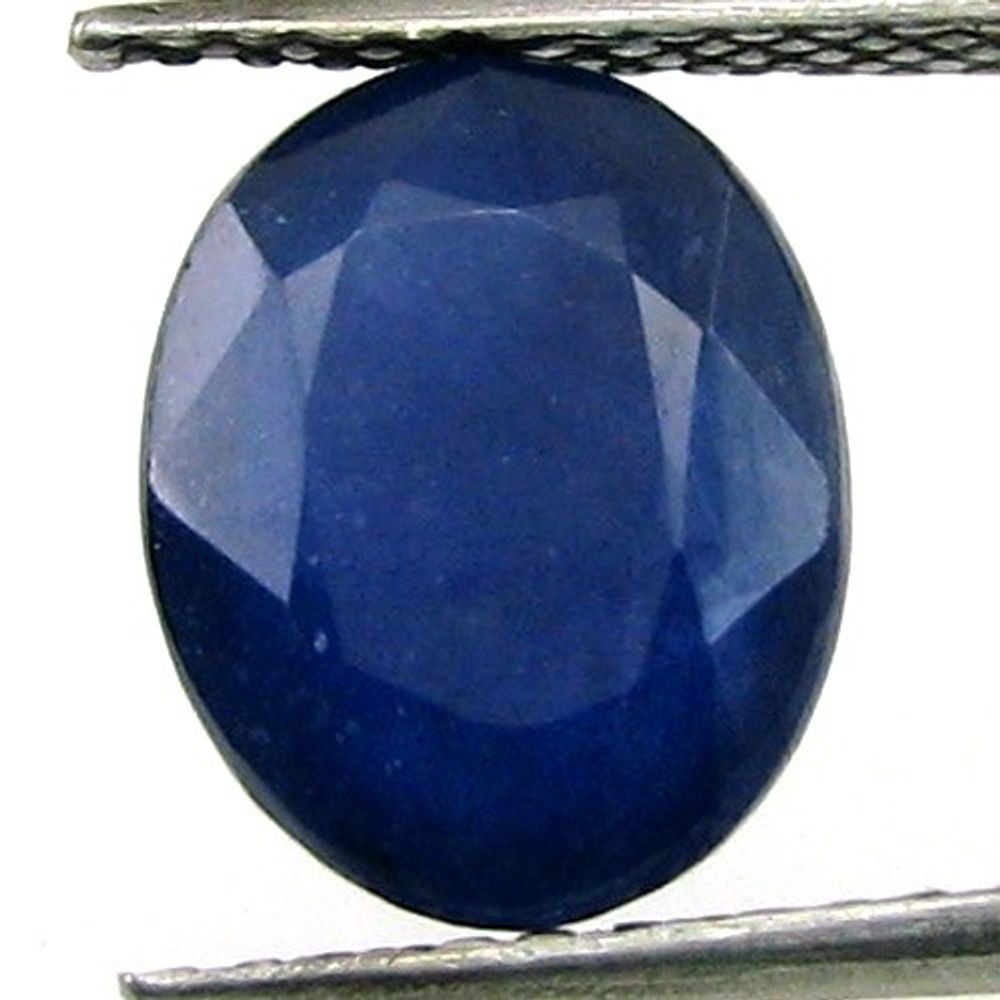 4.3Ct Natural Blue Sapphire (Neelam) Oval Cut Gemstone