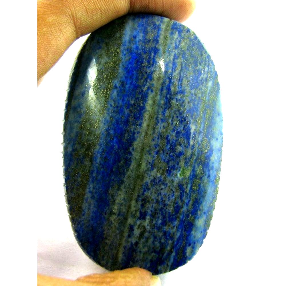 HUGE Collectible 1227Ct Natural Untreated Blue Lapis Lazuli Oval Hand Carved Gem