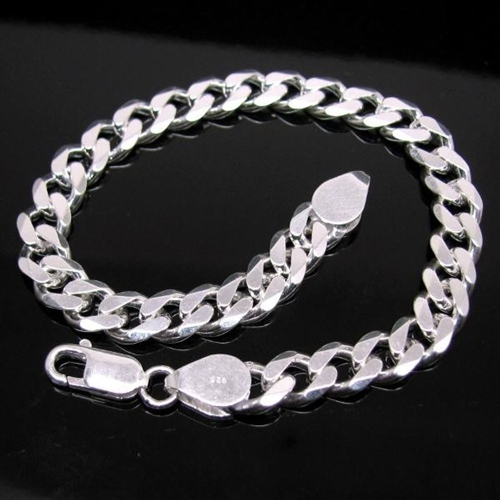 Pure 925 Sterling Silver Men's Bracelet