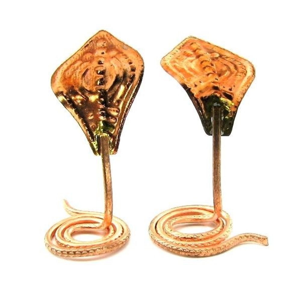 Copper Snakes Pair for Prayer Meditation