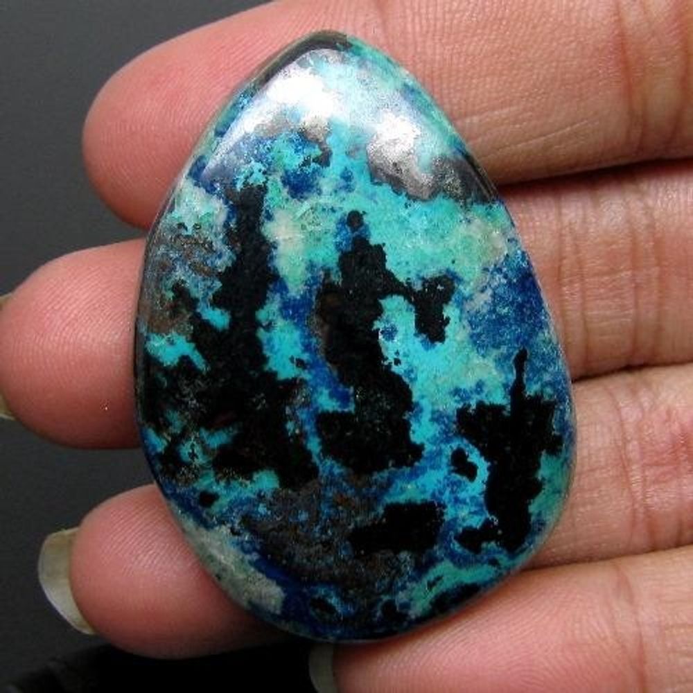 109.1Ct Natural Crysocolla Fancy Cabochon Gemstone