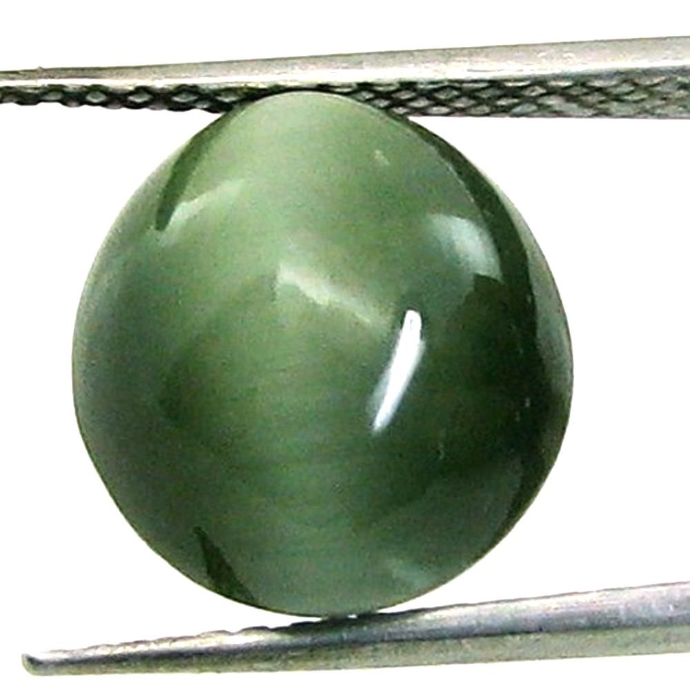 Certified 6.59Ct Natural CAT'S EYE (Lehsunia) Astro Gemstone for Ketu