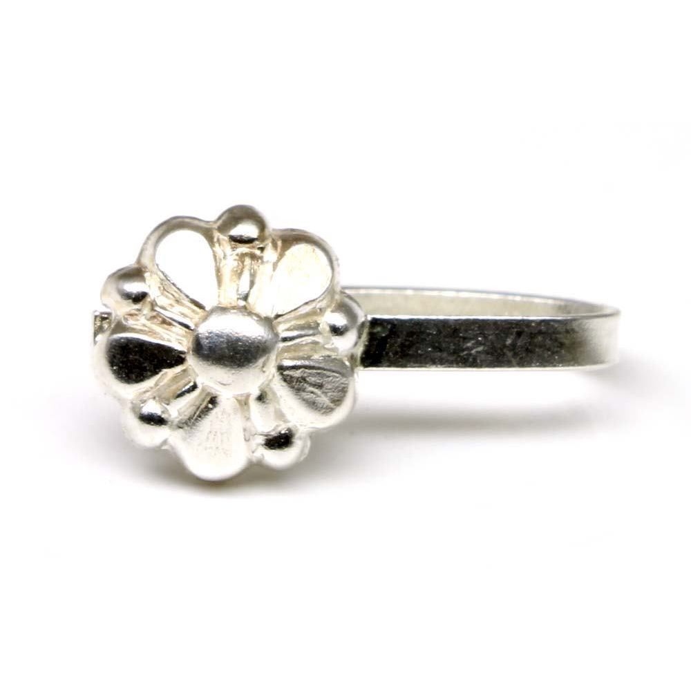 Press Clip on silver nose ring,  nose stud, sterling silver mother day