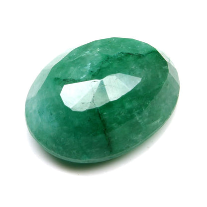 8.95Ct Natural Brazilian Green Emerald Panna Oval Cut Gemstone