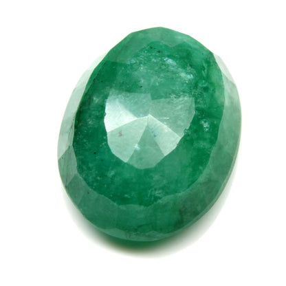 12.05Ct Natural Brazilian Green Emerald Panna Oval Cut Gemstone