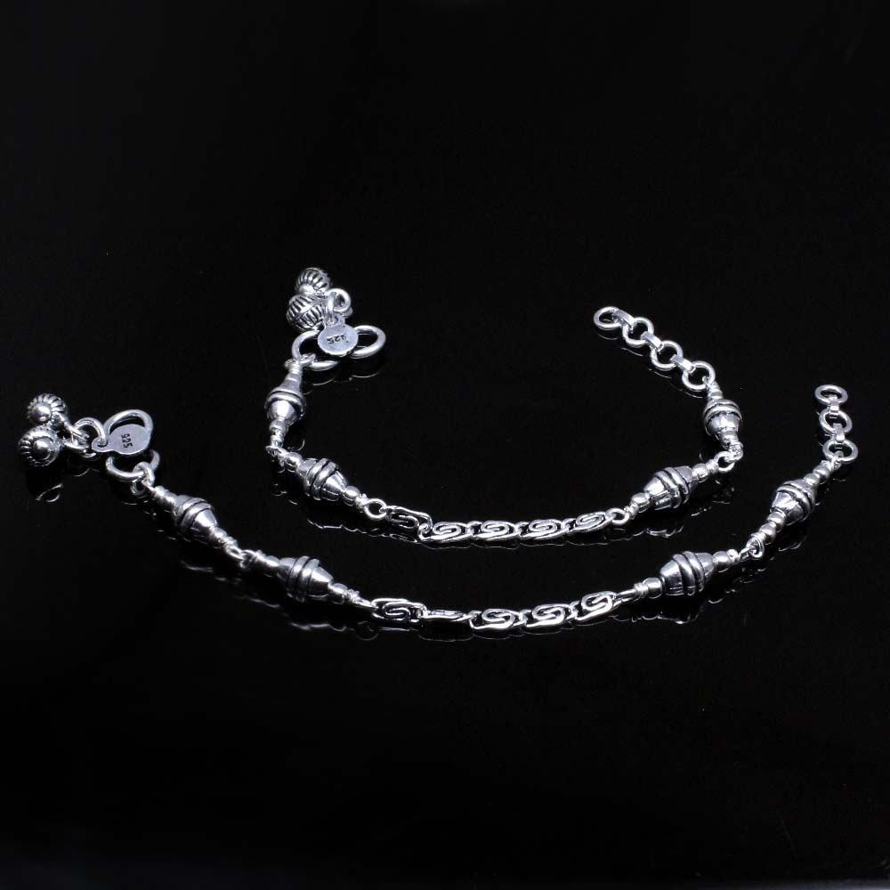 Sterling Silver Kids Anklets 5.3&quot;