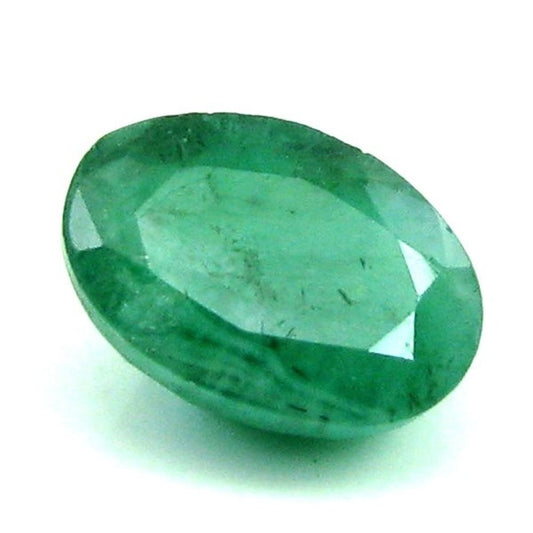 Certified 3.91Ct Natural Green Emerald (Panna) Oval Cut Gemstone