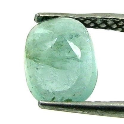 Certified 1.87Ct Natural Green Emerald (Panna) Oval Cut Gemstone