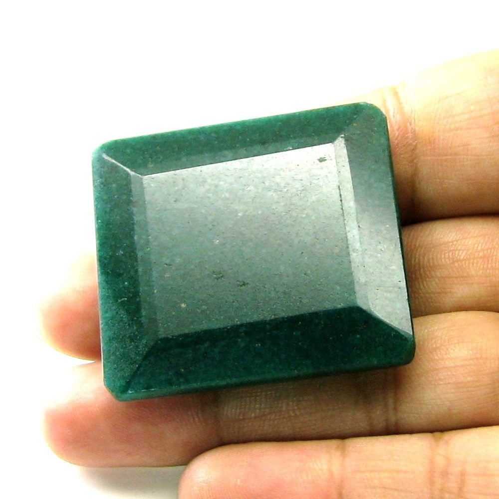 Huge 200.6Ct Natural Brazilian Green Quartz Gemstone in Emerald Color Square