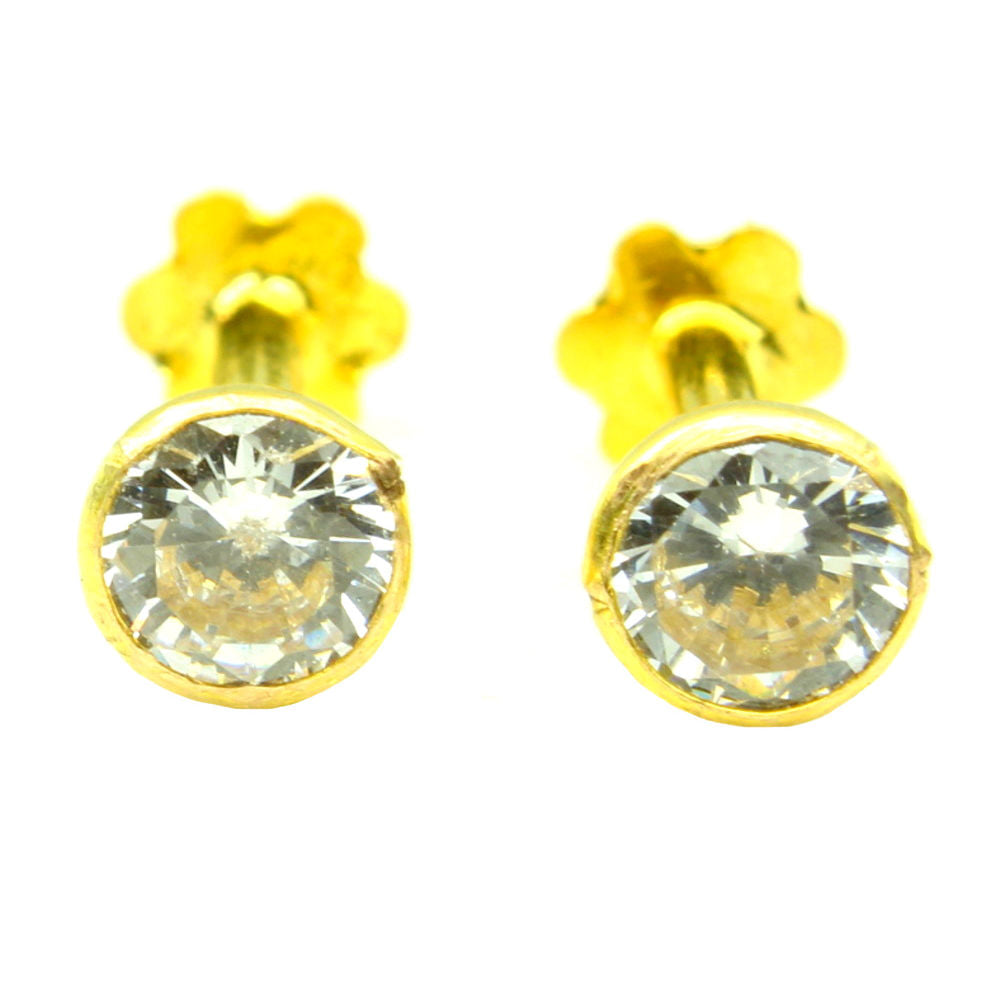 Gold Earring Screw Back in Pune - Dealers, Manufacturers & Suppliers -  Justdial