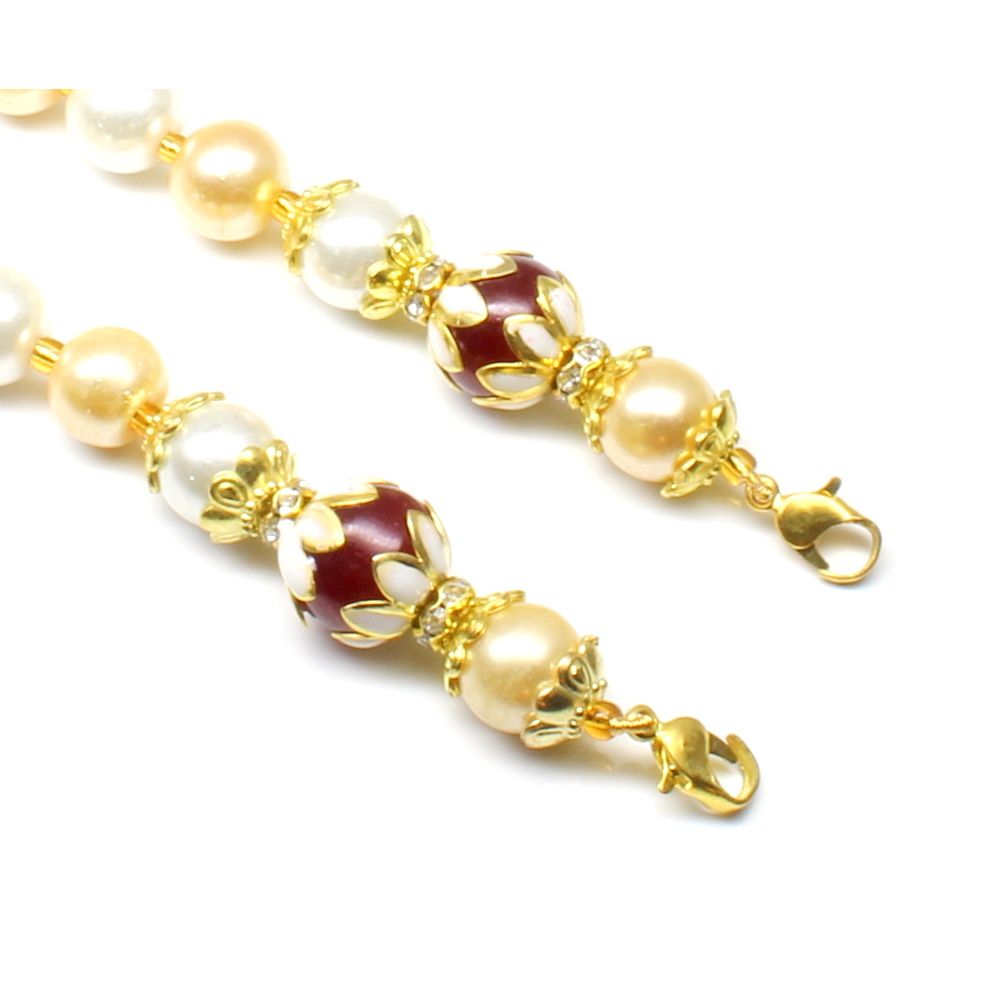 Pearl Beads necklace pendant Tassel
