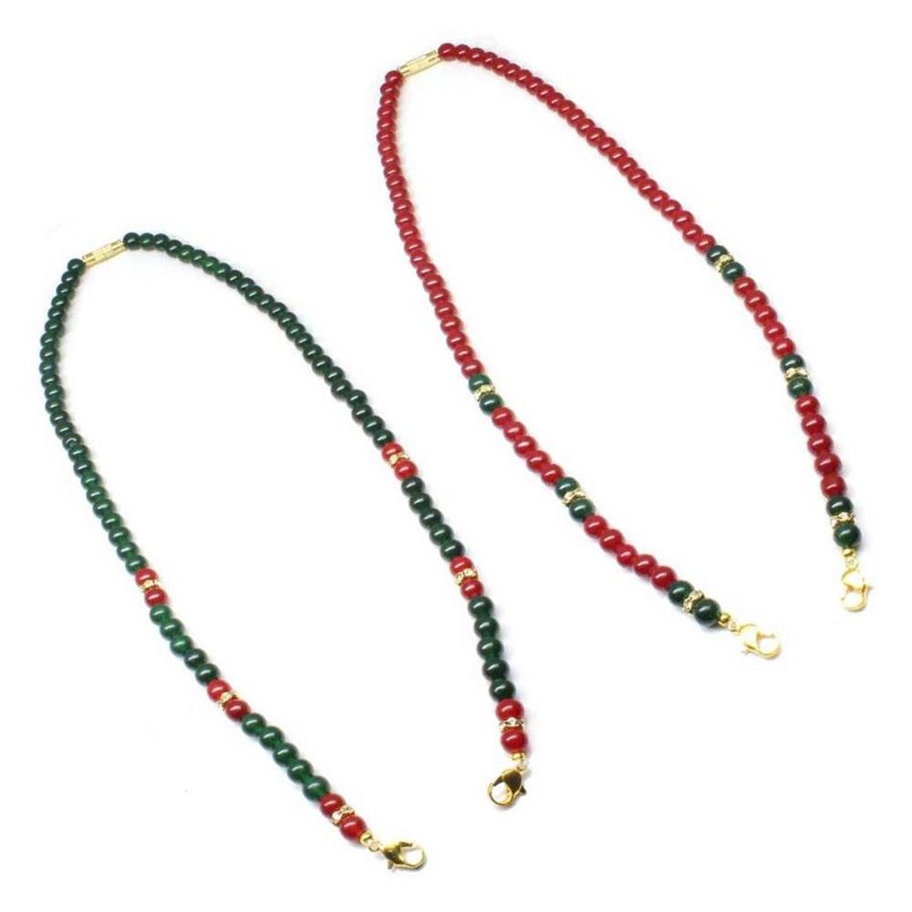 2pc Beads Necklace pendant Tassel