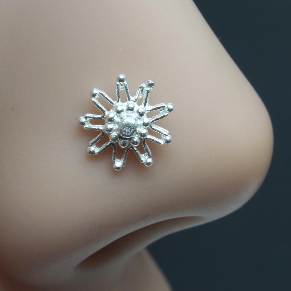 Trendy Fashion Sterling Silver Nose pin