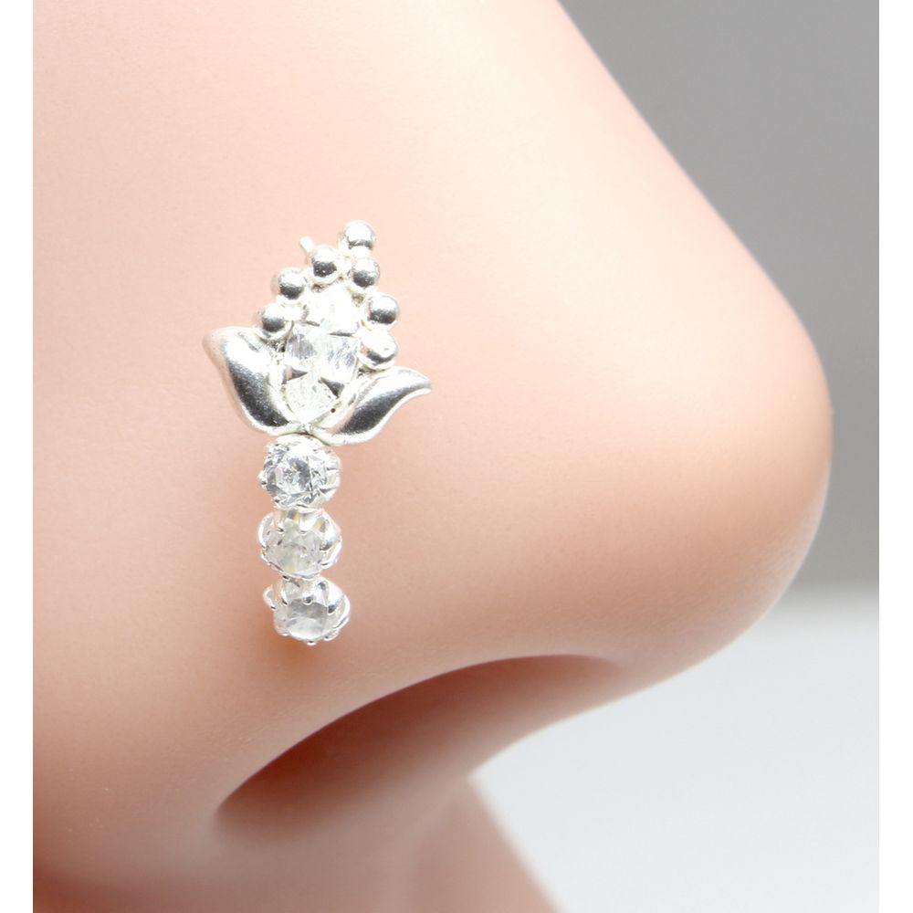ethnic-indian-925-sterling-silver-white-cz-studded-corkscrew-nose-ring-22g-8760