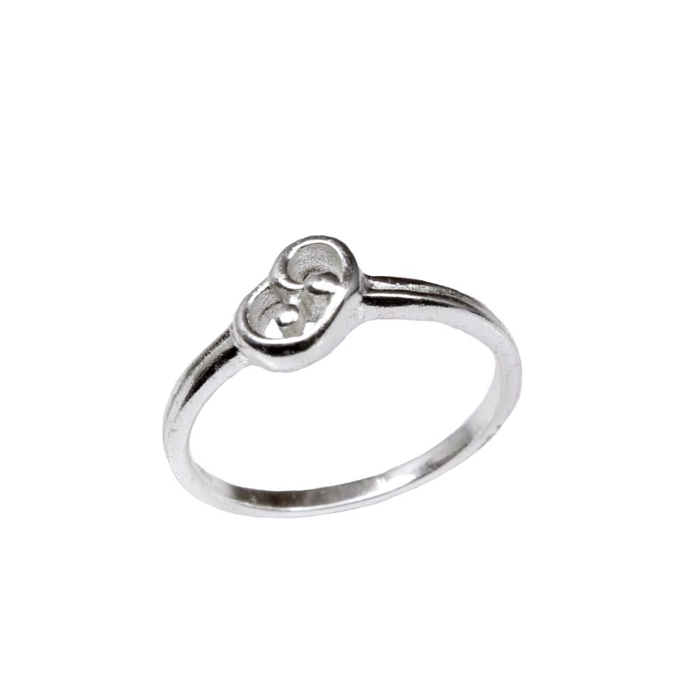 Buy quality 925 Sterling Silver Love Ring MGA - LRS3377 in Amreli