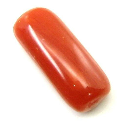 CERTIFIED 100% Natural 3.49Ct Red Coral Moonga Gemstone