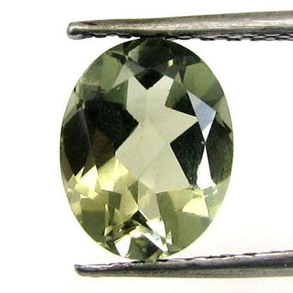 Lustrous 1.8Ct Green Amethyst Oval Cut Gemstone