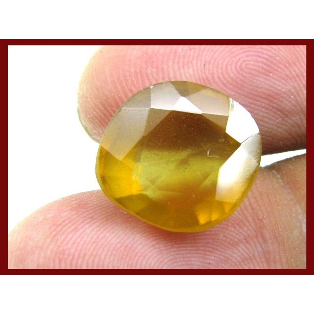 Top Quality 11.5Ct Natural Hessonite Gomed Oval Faceted Astrology Gemstone