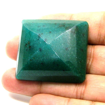 Huge 145.4Ct Natural Brazilian Green Quartz Gemstone in Emerald Color Rectangle