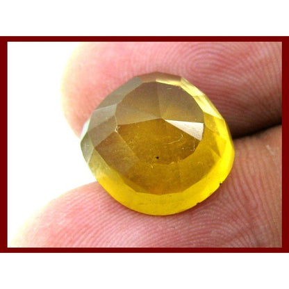 Top Quality 11.5Ct Natural Hessonite Gomed Oval Faceted Astrology Gemstone