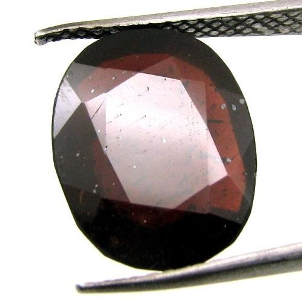 CERTIFIED 8.68Ct  Natural Gomedh Oval Faceted Astrology Gemstone