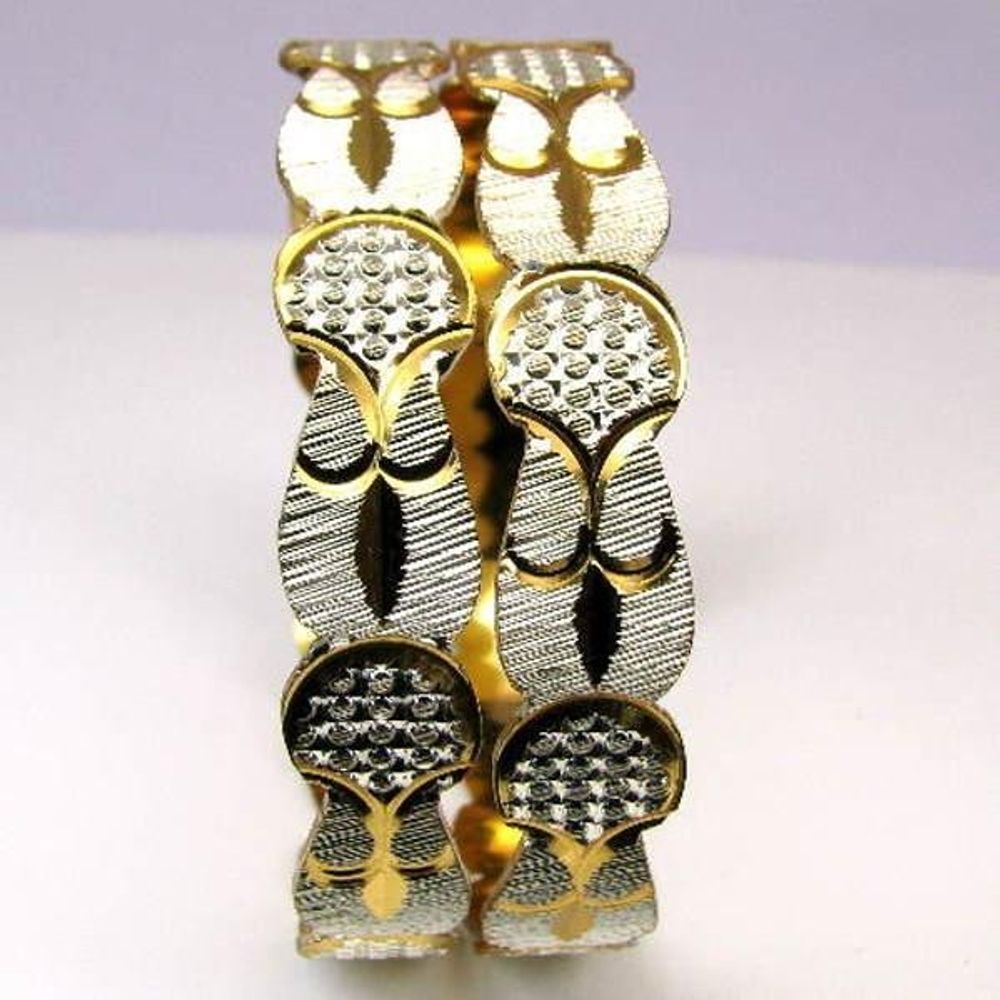 Gold-Plated-Bridal-Fashion-Jewelry-Bracelet-Set-Size-2.8