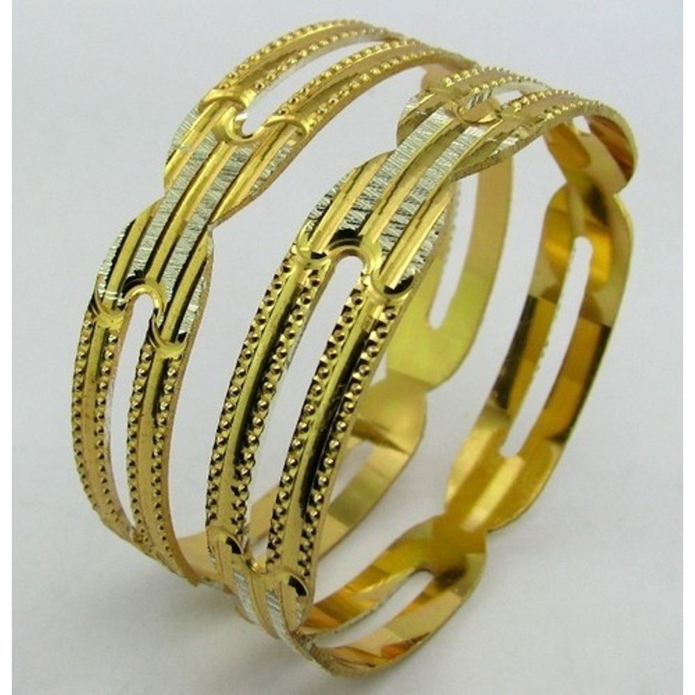 Gold-Plated-Bridal-Fashion-Jewelry-Bracelet-Set-Size-2.6