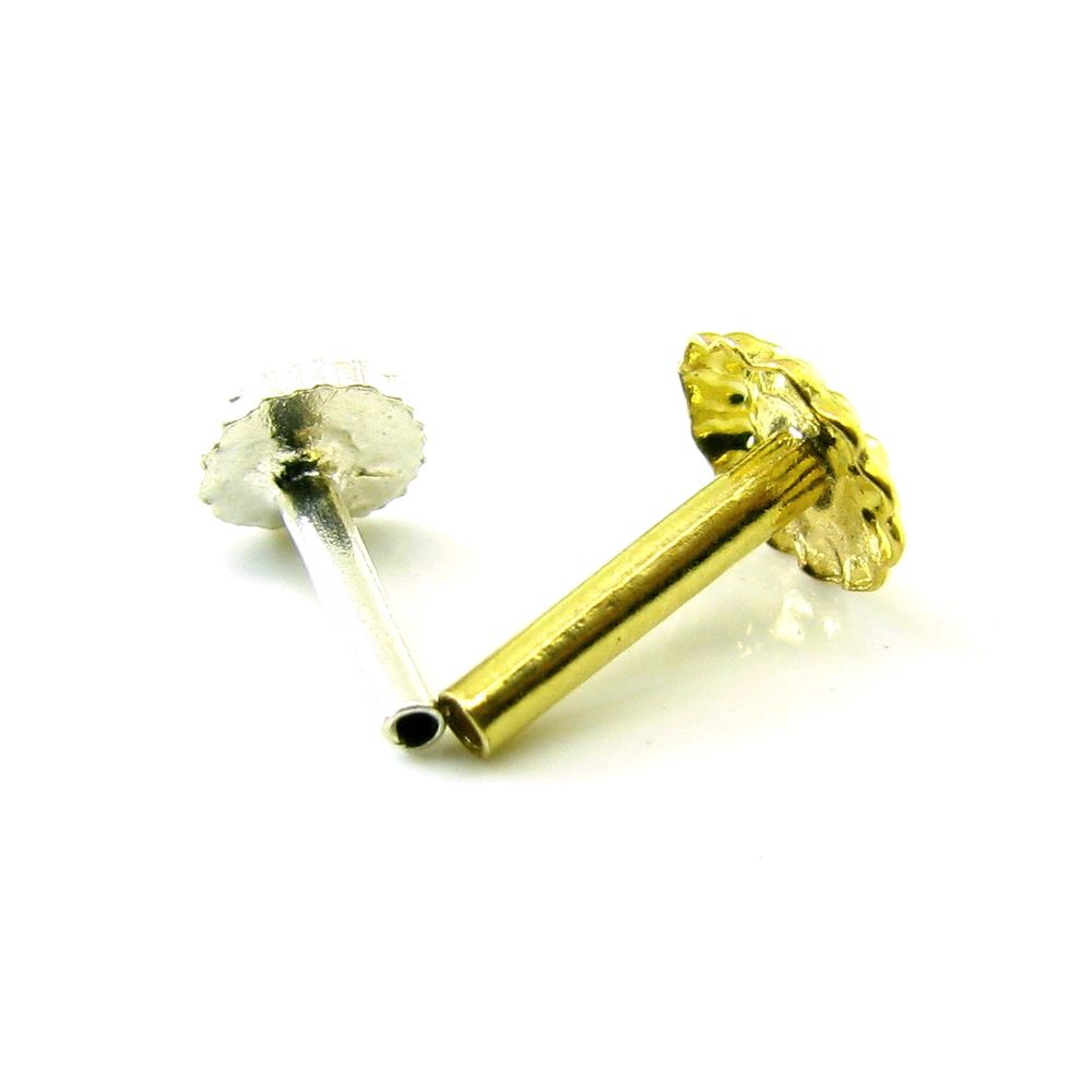  Silver Nose Pin for women with Push pin