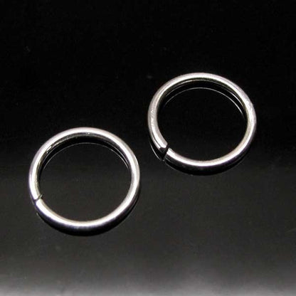 Sterling Silver Nose/septum Hoop Wire Rings endless 