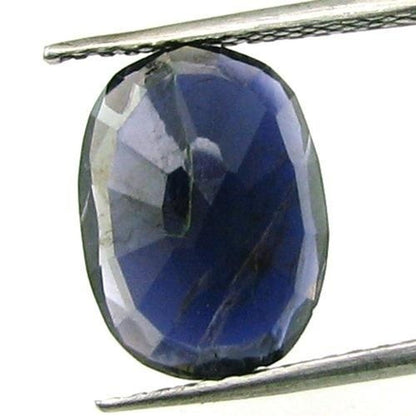 Certified 3.52Ct Natural Iolite Kaka Nilli Gemstone Substitute Of Blue Sapphire