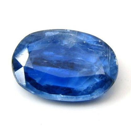 Beautiful Blue 4Ct Kyanite Oval Faceted Gemstone