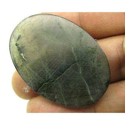 Color Play 61Ct Large Natural Labradorite Oval Cabochon Gemstone